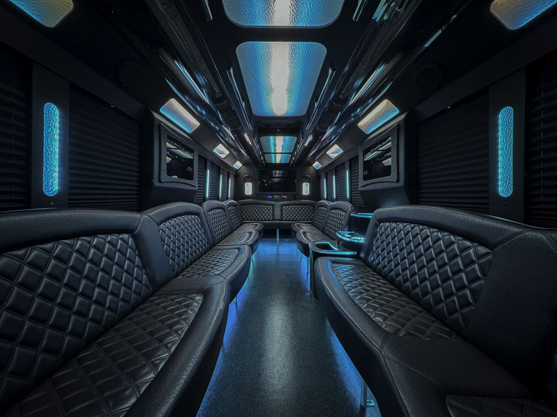 madrid party bus interior